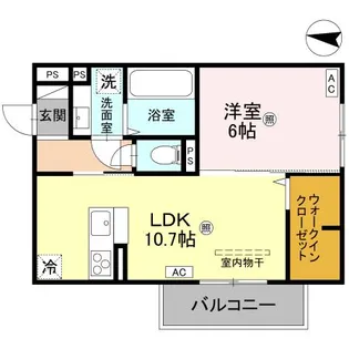 D-Regalo日光N【2階】の間取り