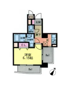 リンデンバウム【5階】の間取り