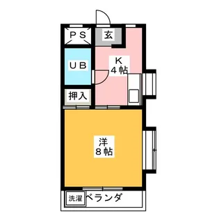 リバティーハイツ【2階】の間取り