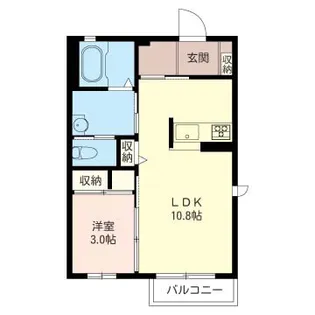 シャーメゾンオリーヴ2【1階】の間取り