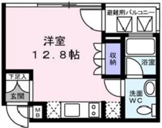 アリス・マナーガーデン銀座ウォーク【3階】の間取り