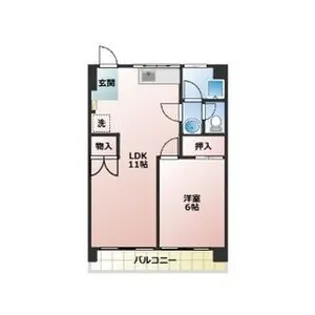 ウイング上飯田【6階】の間取り