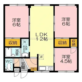 インクレスパトゥーラ【2階】の間取り