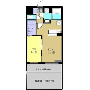 Y&M SAKURAIII(ワイアンドエムサクラスリー)【1階】の間取り