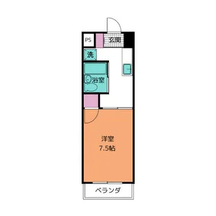 スギヤママンションII【3階】の間取り