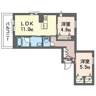 リビエテラス【SHM】【3階】の間取り