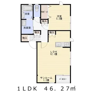 La Grace【1階】の間取り