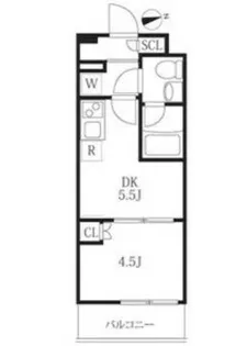 ハーモニーレジデンス神楽坂ヒルズfirst【1階】の間取り