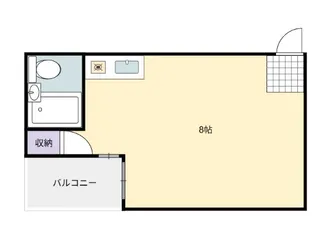 ぐりーんはいむ【2階】の間取り