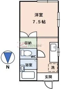 アビーロード【1階】の間取り