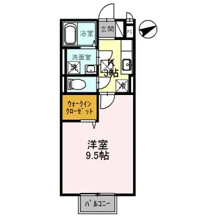 セジュールNAKAMURA【1階】の間取り