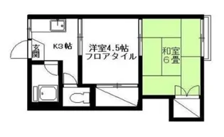 白樺ハウス【2階】の間取り