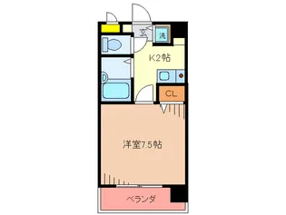 ペルル和白丘【3階】の間取り