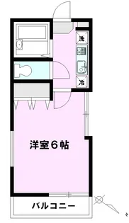 ブライト多摩【3階】の間取り