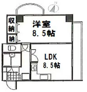 プーテゥジュール2番街【4階】の間取り