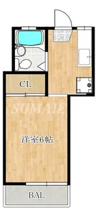 コゴシハイツ【1階】の間取り