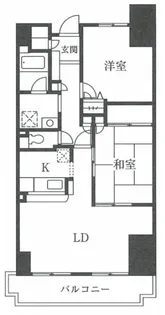 パウロニア ビューコート【14階】の間取り