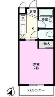 グリーンパーク山下【2階】の間取り