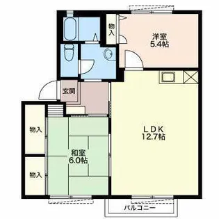 セント・ポーリア【2階】の間取り