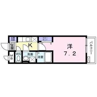 ヌ-ベルアルモニ-【2階】の間取り