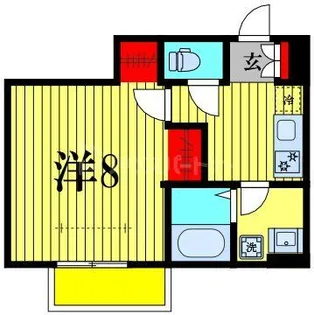 セナリオフォルム江戸川台【1階】の間取り