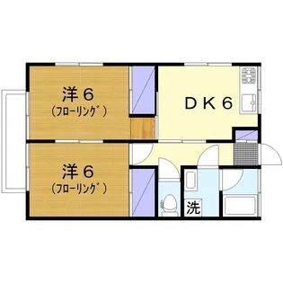 第3ビラヒロセ【2階】の間取り