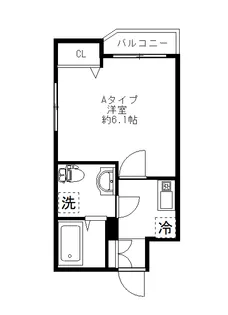 ファーストヒルズ武蔵小金井A棟【2階】の間取り