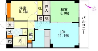 第1柴田マンション【4階】の間取り