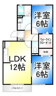 ライジング・エム【1階】の間取り