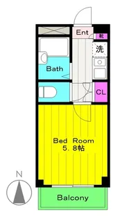 ルミエール生田【3階】の間取り