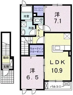 リーリエ【2階】の間取り
