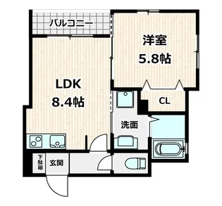 La Pause中村橋【3階】の間取り