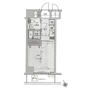 ヴェルト浅草【9階】の間取り