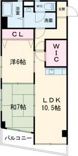あさひレジデンス弐番館EAST【3階】の間取り