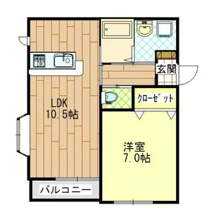 Cadog Freesiaの間取り