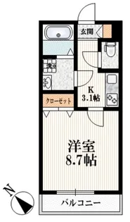 PLATZ・COSMOS【2階】の間取り