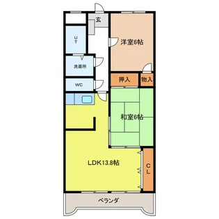 コーポ高田【3階】の間取り