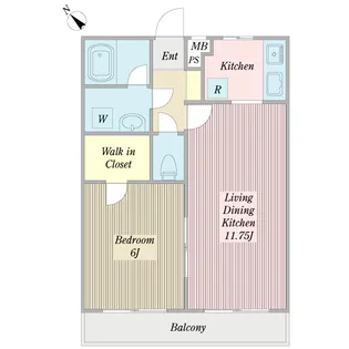 REFINADO【2階】の間取り