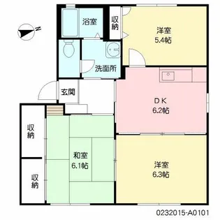 ストーク 2番館 A棟【1階】の間取り