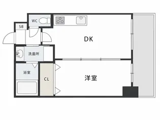 ORIENT BLD No.123【6階】の間取り