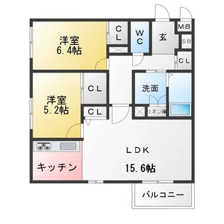 桃山プロジェクト【1階】の間取り