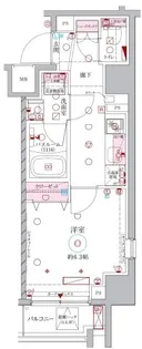 ラグディア北新宿【2階】の間取り