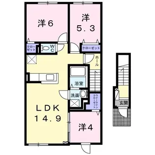 ソフィア【2階】の間取り