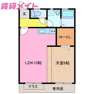 パインヒルズ【1階】の間取り