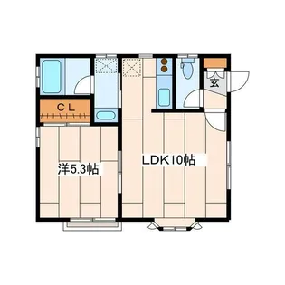 ラーク南【2階】の間取り