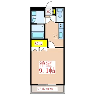 ウイングヒルズ【1階】の間取り