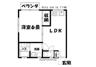 シャローズJr【1階】の間取り
