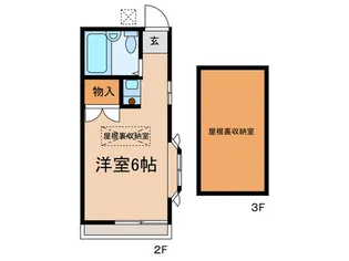クリスタルハイツ【2階】の間取り