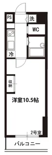 志幸77NORTH SQUARE【2階】の間取り