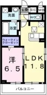 ココ シュシュ【1階】の間取り
